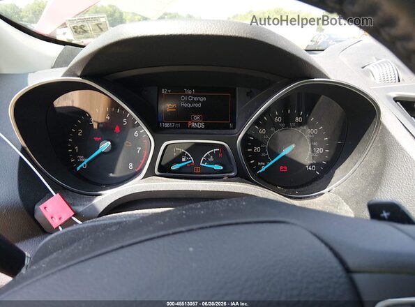 1FMCU9GD9HUE63091 2017 FORD ESCAPE Maroon Rear seats view