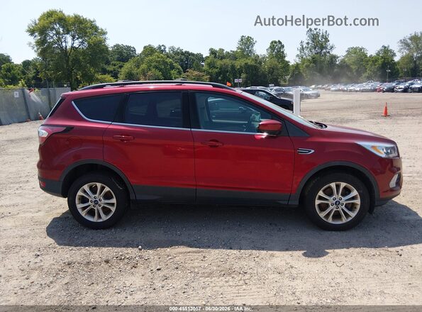 1FMCU9GD9HUE63091 2017 FORD ESCAPE Maroon Rear interior view