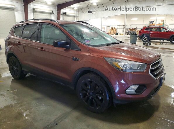 1FMCU9GD9JUA23653 2018 FORD ESCAPE Brown 