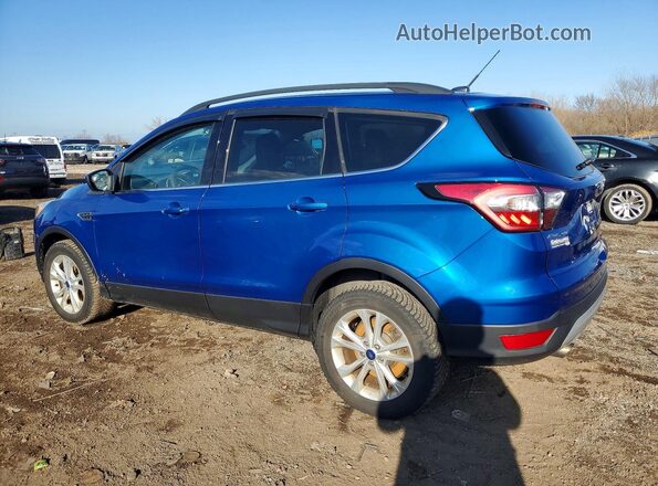 1FMCU9GD9JUA28531 2018 FORD ESCAPE Синий Задняя левая четверть