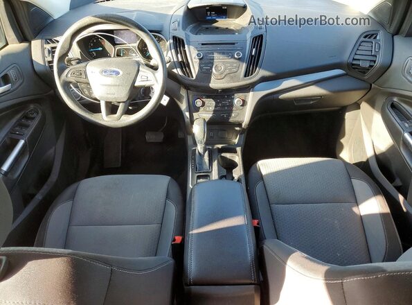 1FMCU9GD9JUA28531 2018 FORD ESCAPE Синий Вид панели приборов
