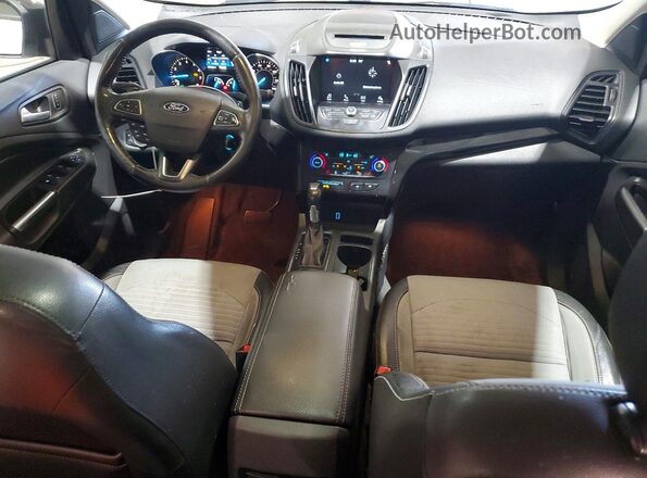 1FMCU9GD9JUA68852 2018 FORD ESCAPE White Dashboard view