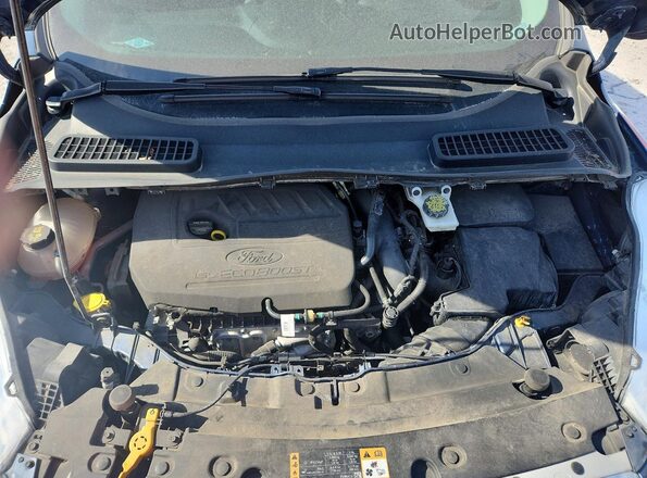 1FMCU9GD9JUA95727 2018 FORD ESCAPE Blue Вид підкапотного простору