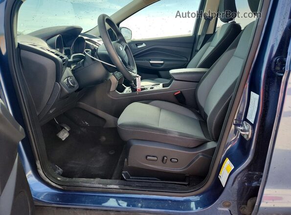 1FMCU9GD9JUA95727 2018 FORD ESCAPE Blue Вид салону спереду
