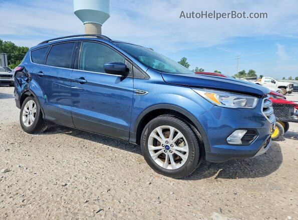 1FMCU9GD9JUA95727 2018 FORD ESCAPE Blue Передня права чверть