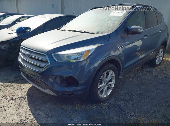 1FMCU9GD9JUC16336 2018 FORD ESCAPE Фиолетовый Передняя левая четверть