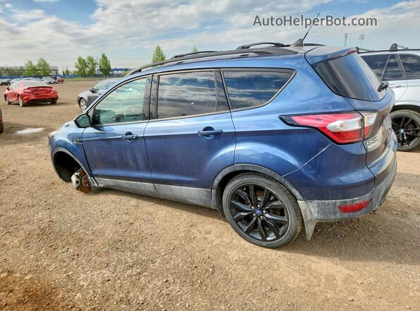 1FMCU9GD9JUC82725 2018 FORD ESCAPE Blue Tył lewy
