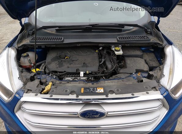 1FMCU9GD9JUD08854 2018 FORD ESCAPE Blue უკანა ხედი