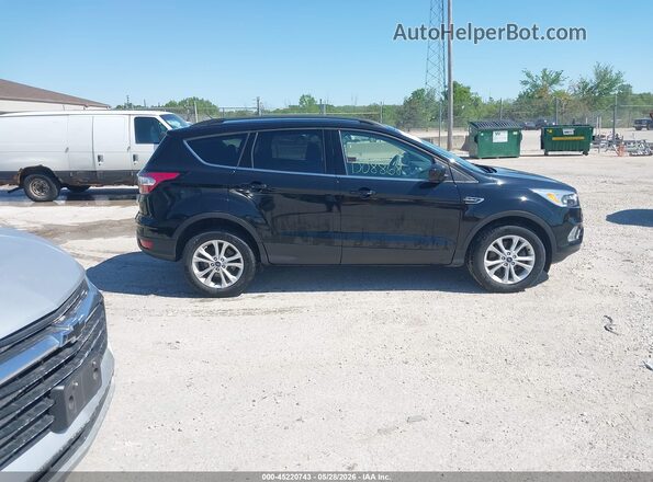 1FMCU9GD9JUD08868 2018 FORD ESCAPE Black Սալոնի հետևի տեսք