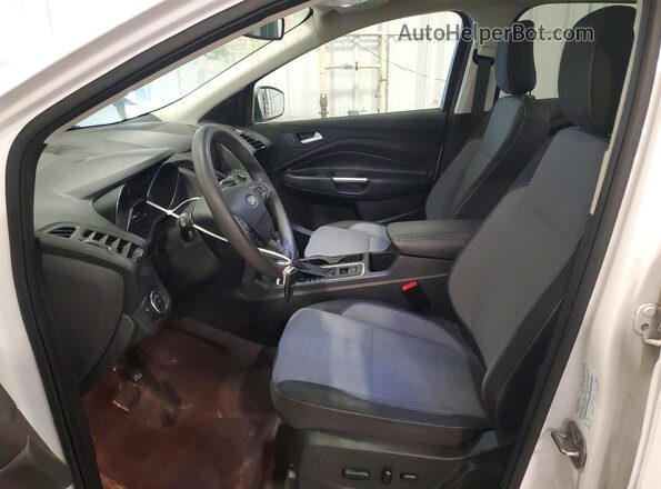 1FMCU9GD9KUB06498 2019 FORD ESCAPE Белый Вид салона спереди
