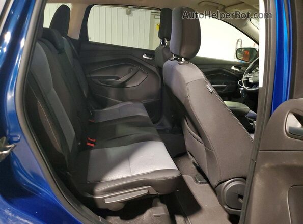 1FMCU9GD9KUB22510 2019 FORD ESCAPE Синий Вид задней части салона