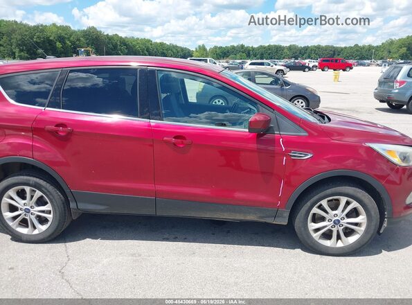 1FMCU9GDXHUA12283 2017 FORD ESCAPE Red Սալոնի հետևի տեսք