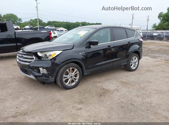 1FMCU9GDXHUD64487 2017 FORD ESCAPE Black Առջևի ձախ երեք քառորդ տեսարան