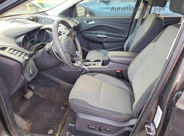 1FMCU9GDXHUE73161 2017 FORD ESCAPE Gray Вид салону спереду