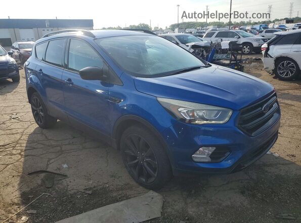 1FMCU9GDXJUA13469 2018 FORD ESCAPE Blue Front right