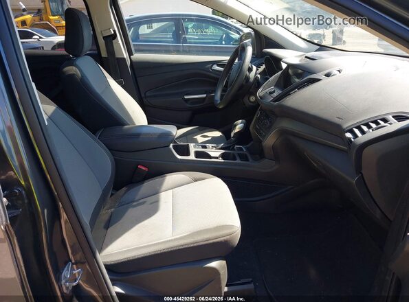 1FMCU9GDXJUB07013 2018 FORD ESCAPE Gray წინა სალონის ხედი