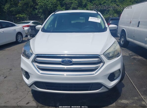 1FMCU9GDXJUB29142 2018 FORD ESCAPE White Widok zestawu wskaźników