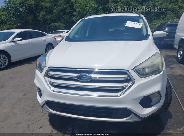 1FMCU9GDXJUB29142 2018 FORD ESCAPE White Widok z przodu
