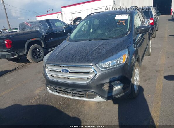 1FMCU9GDXJUB81080 2018 FORD ESCAPE Gray ხელსაწყოთა პანელის ხედი