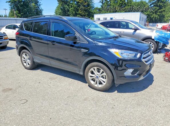 1FMCU9GDXJUD44813 2018 FORD ESCAPE Черный Передняя правая четверть