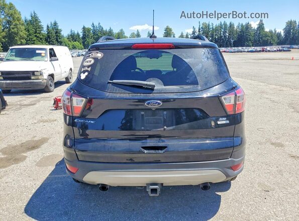 1FMCU9GDXJUD44813 2018 FORD ESCAPE Черный Вид сзади