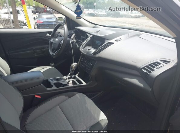1FMCU9GDXKUB18126 2019 FORD ESCAPE Black წინა სალონის ხედი