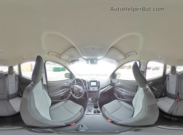 1FMCU9GDXKUC22809 2019 FORD ESCAPE Серебряный Панорамный вид салона 360°