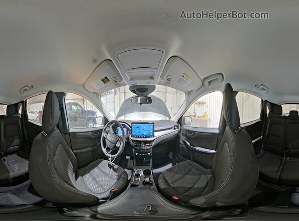 1FMCU9GN0PUB30320 2023 FORD ESCAPE Black Vista interior de 360 grados