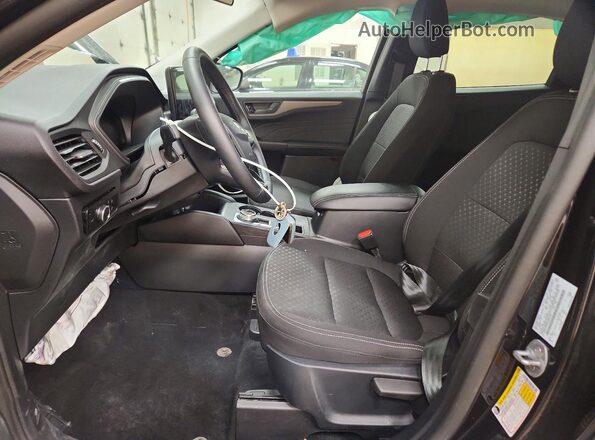 1FMCU9GN3SUB51008 2025 FORD ESCAPE Black Widok wnętrza z przodu