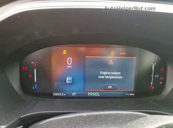 1FMCU9GN6RUB46962 2024 FORD ESCAPE Black Instrument cluster view