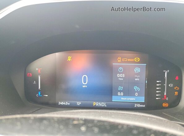 1FMCU9GNXRUB31073 2024 FORD ESCAPE Red ხელსაწყოთა პანელის ხედი
