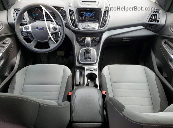 1FMCU9GX0DUD26786 2023 FORD ESCAPE Белый Вид панели приборов