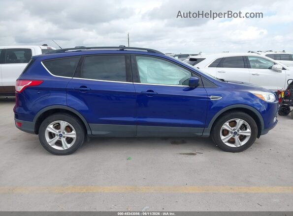 1FMCU9GX2GUB02228 2016 FORD ESCAPE Blue Սարքավորումների վահանակի տեսք