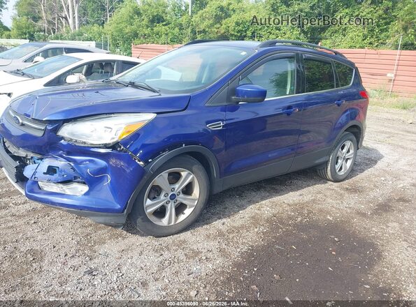 1FMCU9GX2GUC08730 2016 FORD ESCAPE Blue წინა მარცხენა ხედი სამი მეოთხედიდან