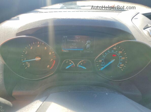 1FMCU9GX2GUC85162 2016 FORD ESCAPE Black Vista del cuadro de instrumentos