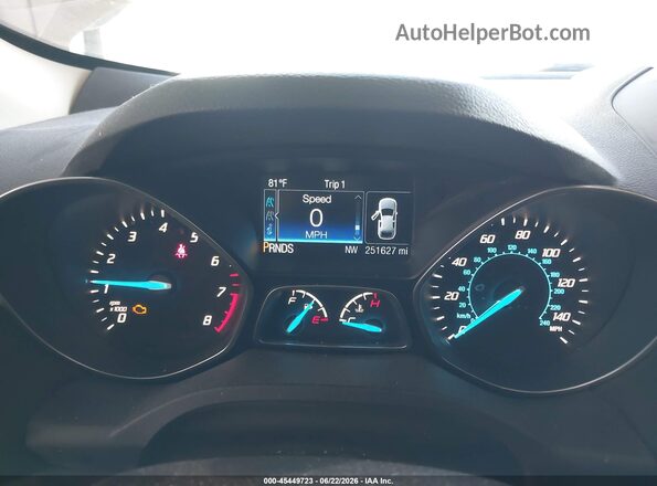 1FMCU9GX6GUC89229 2016 FORD ESCAPE Gray უკანა სავარძლების ხედი