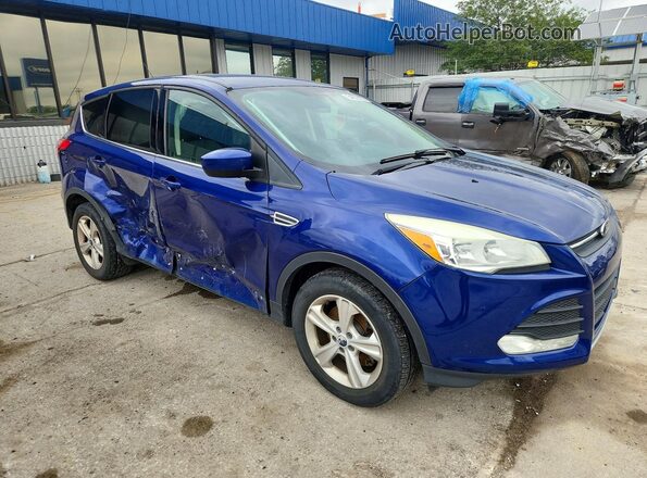 1FMCU9GX7GUB55992 2016 FORD ESCAPE Blue Przód prawy