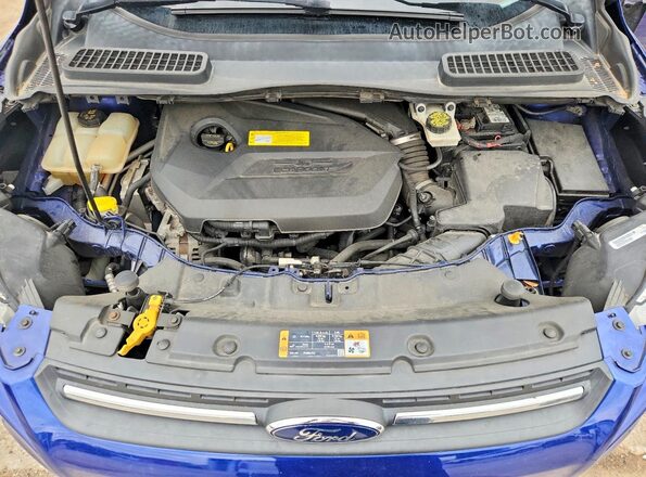 1FMCU9GX7GUB55992 2016 FORD ESCAPE Blue Widok komory silnika