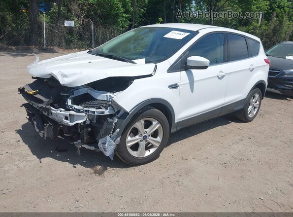 1FMCU9GX8GUC28948 2016 FORD ESCAPE White Առջևի ձախ երեք քառորդ տեսարան