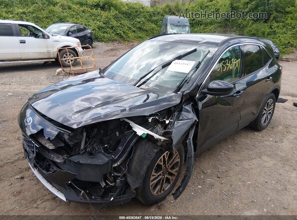 1FMCU9H61LUC53898 2020 FORD ESCAPE Black Առջևի ձախ երեք քառորդ տեսարան