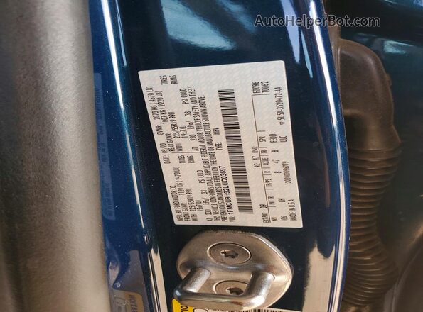1FMCU9H92LUC03697 2020 FORD ESCAPE Синий 