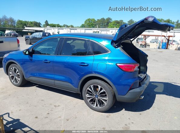 1FMCU9H99NUA89801 2022 FORD ESCAPE Blue Հետևի ձախ