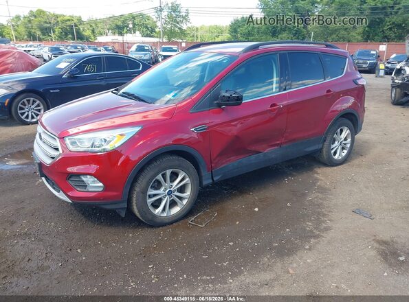 1FMCU9HD0JUC43584 2018 FORD ESCAPE Красный Вид спереди