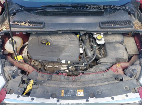 1FMCU9HD0JUC43584 2018 FORD ESCAPE Красный Вид сзади