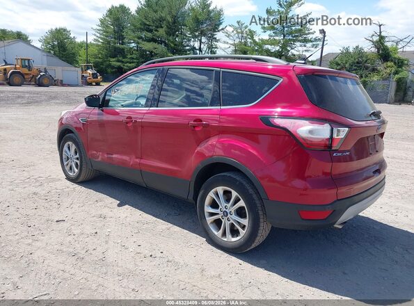 1FMCU9HD1JUB86599 2018 FORD ESCAPE Красный Задняя левая четверть