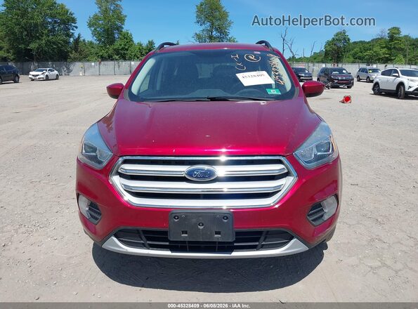 1FMCU9HD1JUB86599 2018 FORD ESCAPE Красный Вид щитка приборов