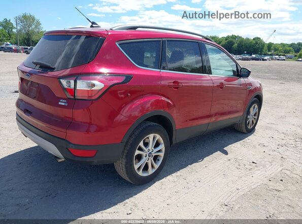 1FMCU9HD1JUB86599 2018 FORD ESCAPE Красный Задняя правая четверть