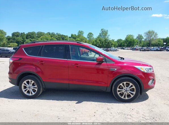 1FMCU9HD1JUB86599 2018 FORD ESCAPE Красный Вид задней части салона