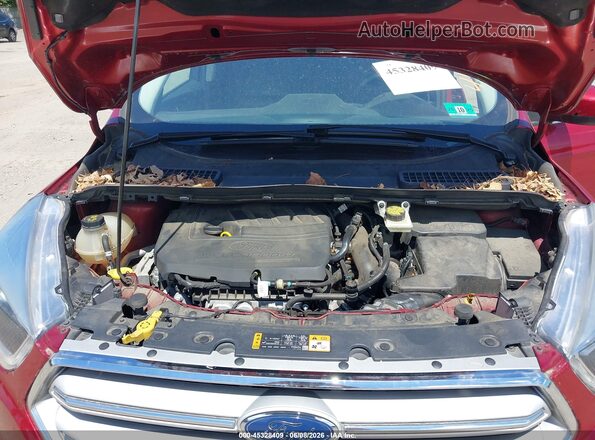 1FMCU9HD1JUB86599 2018 FORD ESCAPE Красный Вид сзади