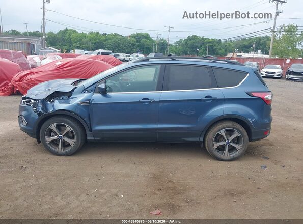1FMCU9HD1JUB93794 2018 FORD ESCAPE Light Blue Панорамный вид салона 360°